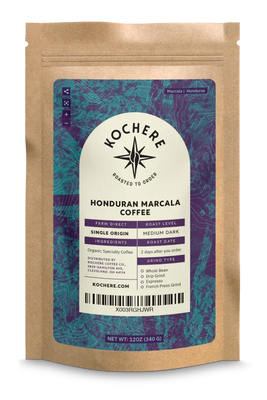 Kochere Coffee Company's organic Honduran Marcala Coffee