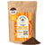A 1lb bag of Kochere Coffee Company Costa Rican Alajuela, medium light roast with sweet apple and raisin notes, coarsely ground. The label shows the origin, roast level, and grind type, with some grounds visible next to the bag.