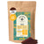 A 1lb bag of Kochere Coffee Kenyan Nyeri Embu AB Medium-Light Roast by Kochere Coffee Company, featuring lemon and blackberry notes. Fine ground coffee is visible near the bag, with a label highlighting origin and roast details.
