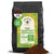 A 2-pound bag of Kochere Coffee Brazilian Santos Medium Roast from Kochere Coffee Company, featuring smooth, elegant cocoa notes and labeled as single-origin specialty coffee, with some ground coffee spilled in front.