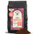 A 2-pound bag of Kochere Coffee Tanzanian Mbeya AB Medium-Light Roast by Kochere Coffee Company, featuring pear, floral, and jasmine notes in a single origin, drip grind with a pile of grounds displayed in front.
