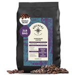 A 2lb bag of Kochere Coffee Company’s Honduran Marcala Organic Medium Roast features caramel, spice, and brown sugar notes. This single-origin coffee is fresh, roasted to order, and comes with a purple label for guaranteed quality.