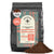 A 5lb bag of Kochere Coffee Company’s Ethiopian Harrar Natural Medium Roast, featuring fruity blueberry and dark chocolate notes, with coarse ground organic beans shown in a pile in front.