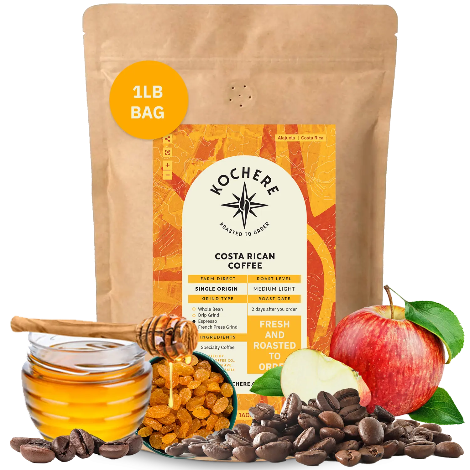Alajuela Costa Rica Coffee Beans for Sale – Kochere Coffee Co.