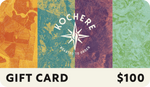 Kochere gift card with colorful design and $100 value
