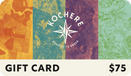 Kochere gift card with colorful design and $75 value