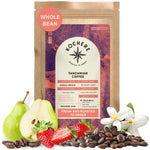 Kochere Coffee Company’s Tanzanian Mbeya AB Medium-Light Roast whole beans offer fresh roasted, single origin coffee with pear, floral, and jasmine notes for a truly aromatic experience.