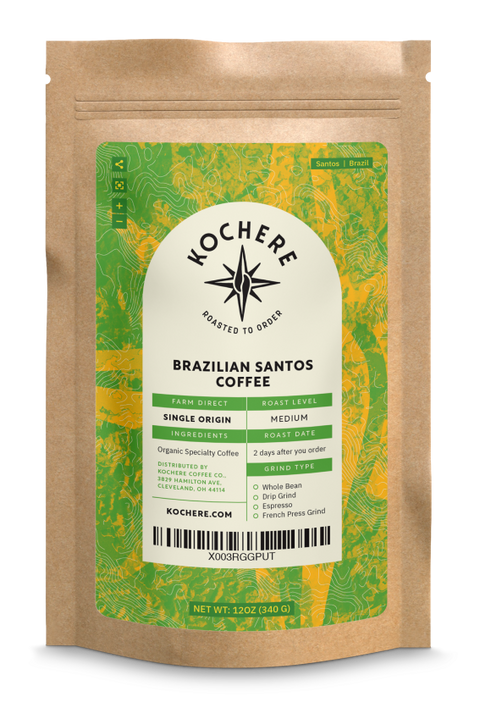 Brazilian Santos Coffee - Single Origin Kochere Coffee Company - Brazilian Santos Coffee - Kochere Coffee Company.