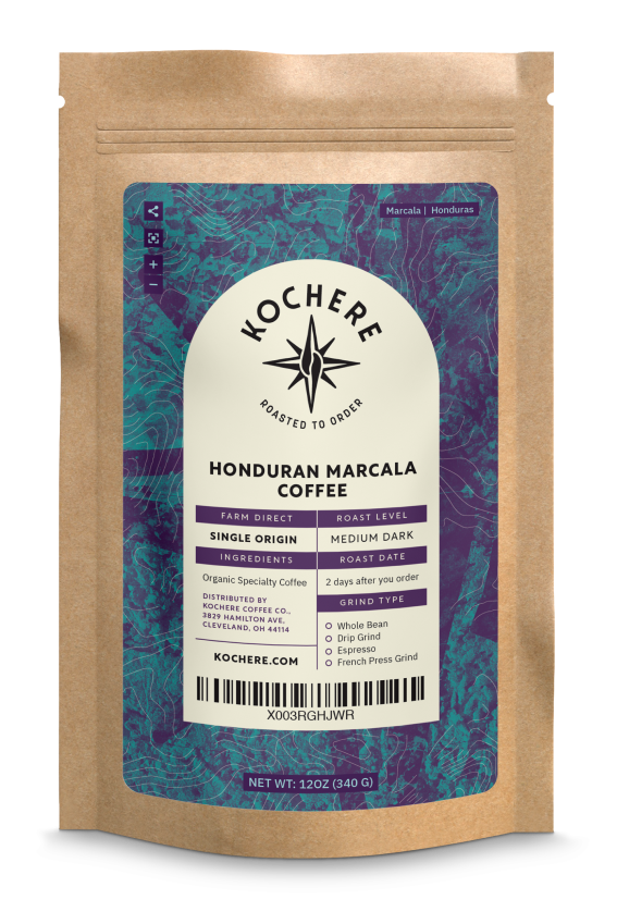 Honduran Marcala Coffee - Single Origin - Medium Dark Roast